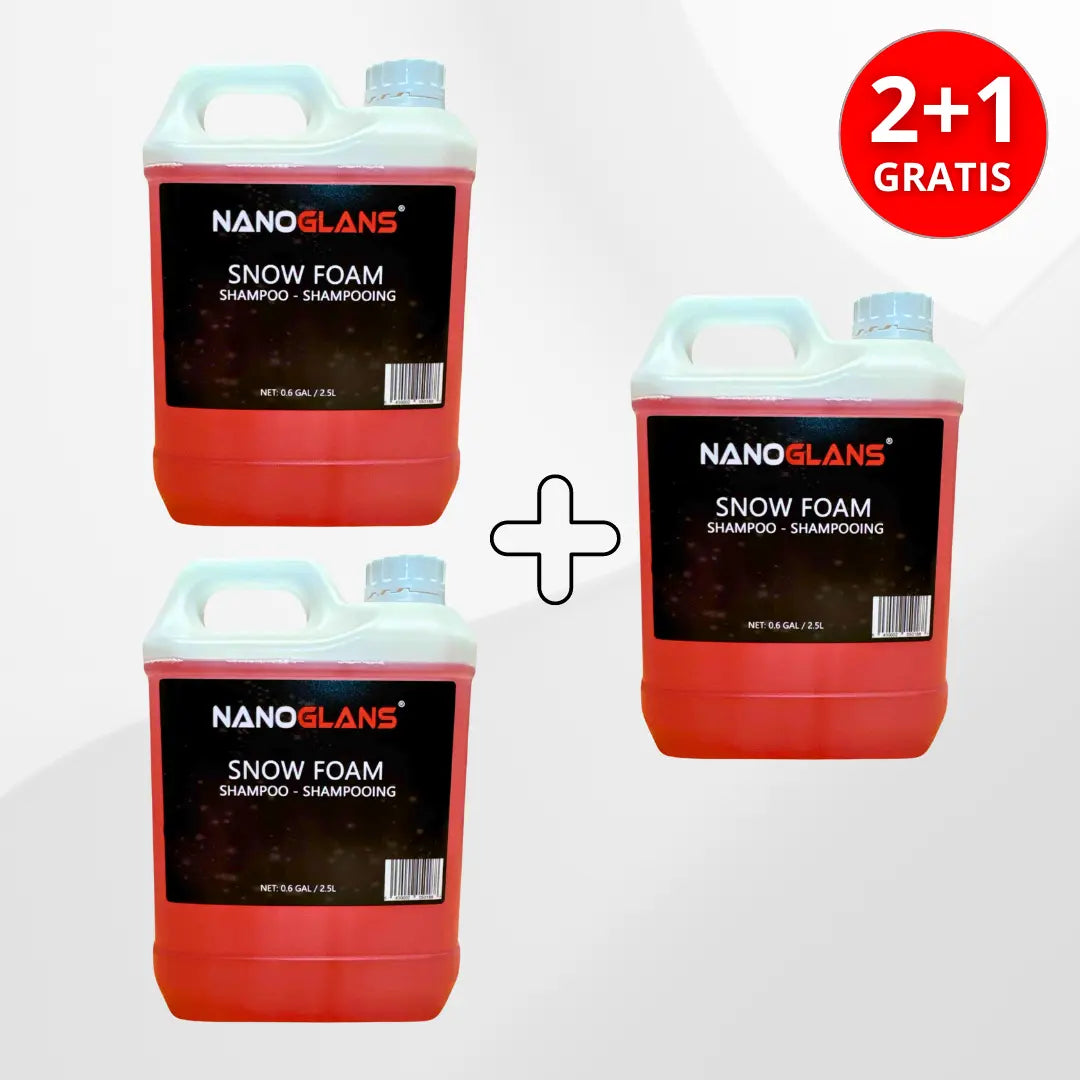 Nanoglans® | SNOW FOAM Shampoo 2,5 l – Vorwäsche – 2+1 KOSTENLOS